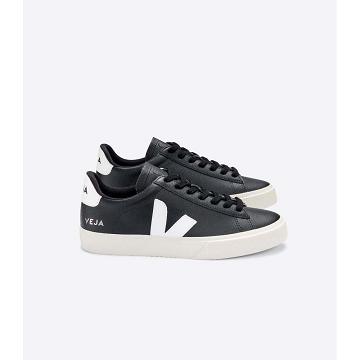 Veja CAMPO CHROMEFREE Low Tops Sneakers Panske Black/White | SK 294TCE